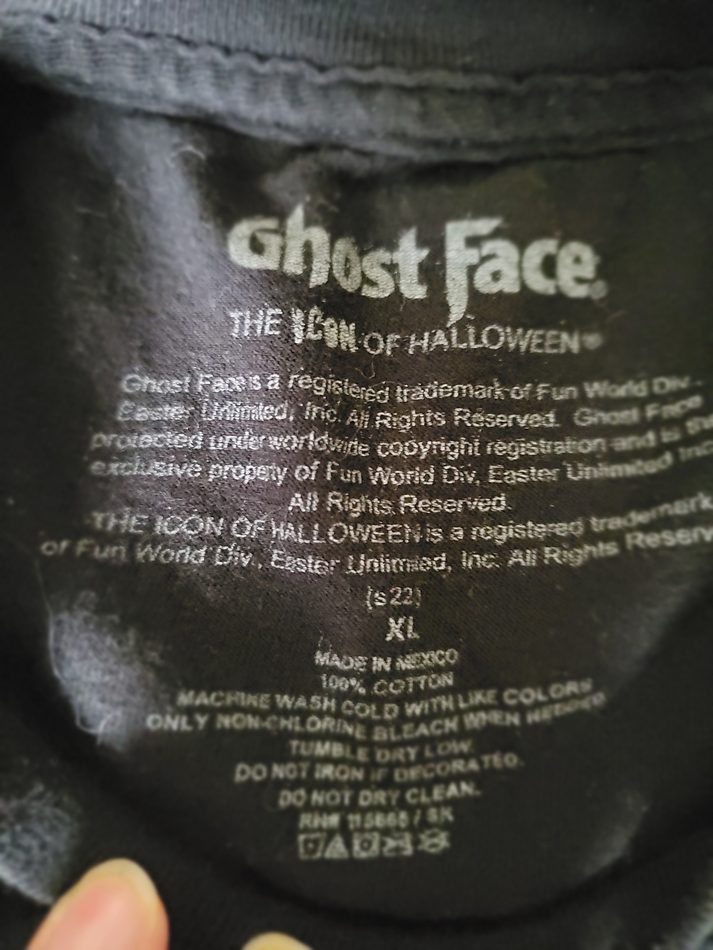 Scream Ghostface Call Me Black, Purple, Pink Tee - Picture 7 of 7